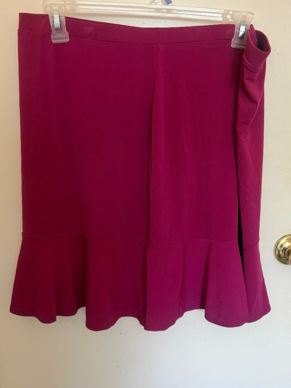 George Magenta Trumpet Skirt W XXL